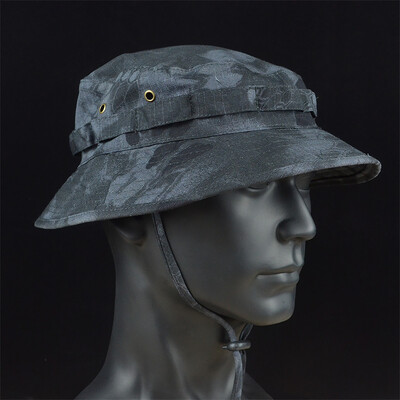 Καπέλα Tactical Boonie Hunting Sun Fishing Καπέλο Καμουφλάζ εξωτερικού χώρου Bobble Καπέλα πεζοπορίας Fisherman Sniper Ghillie Bucket Καπέλα