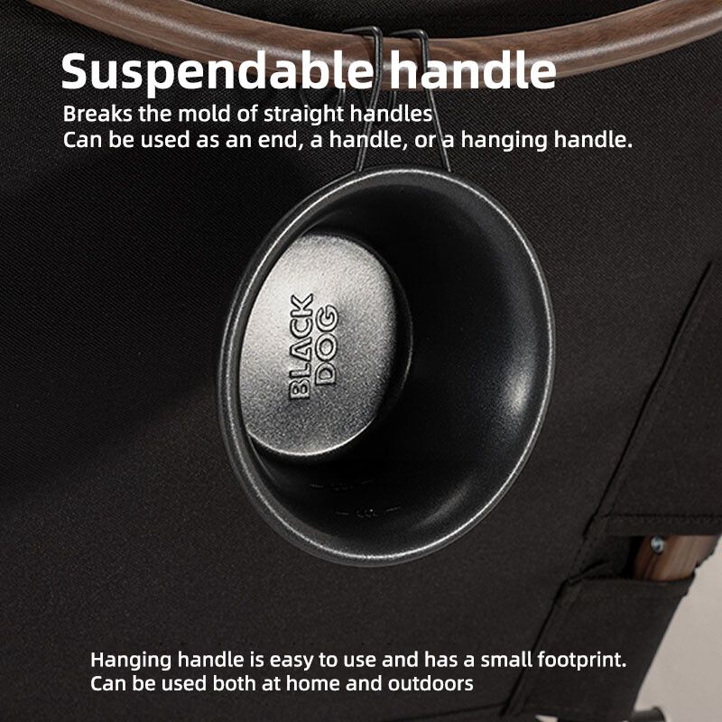 Blackdog zdjela za šerpu na otvorenom, zdjela za kampiranje, prijenosni kamp, piknik, roštilj, pribor za jelo od nehrđajućeg čelika