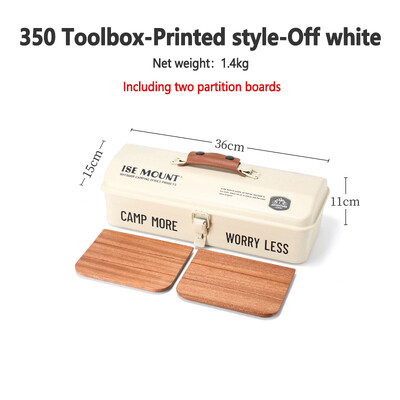 ISE MOUNT Εργαλειοθήκη εξωτερικού χώρου κάμπινγκ με αυτοκόλλητα Διάφορο κουτί αποθήκευσης Φορητό μεταλλικό κουτί αποθήκευσης χειρός