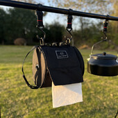 Vanjska torbica za maramice Prijenosni držač za pohranu papira u roli Poliester Vodootporni viseći držač za ubruse za piknik Kampiranje Planinarenje