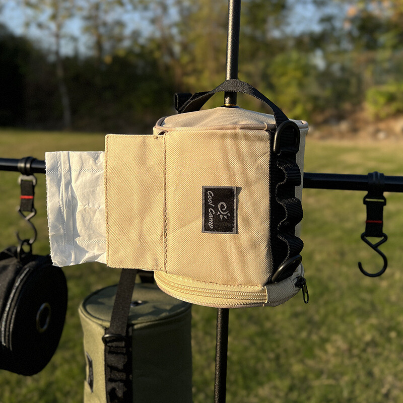 Vanjska torbica za maramice Prijenosni držač za pohranu papira u roli Poliester Vodootporni viseći držač za ubruse za piknik Kampiranje Planinarenje