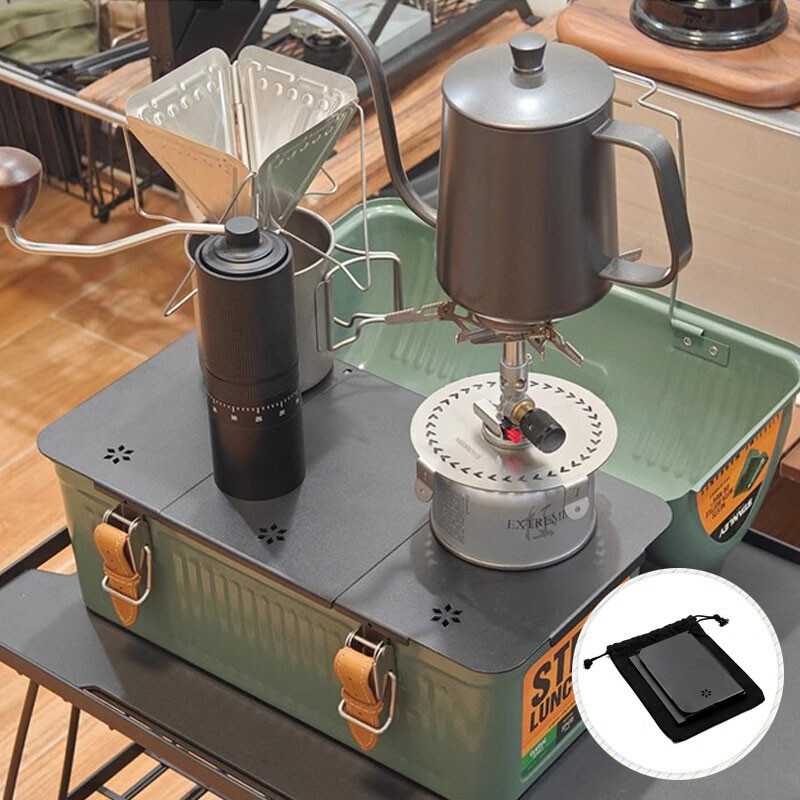 Za Stanley Kutija za ručak 9.4L Oprema za kampiranje Ultralaki aluminijski prijenosni stolni tanjur Podstava od filca Dodatak za piknik Kampiranje na otvorenom