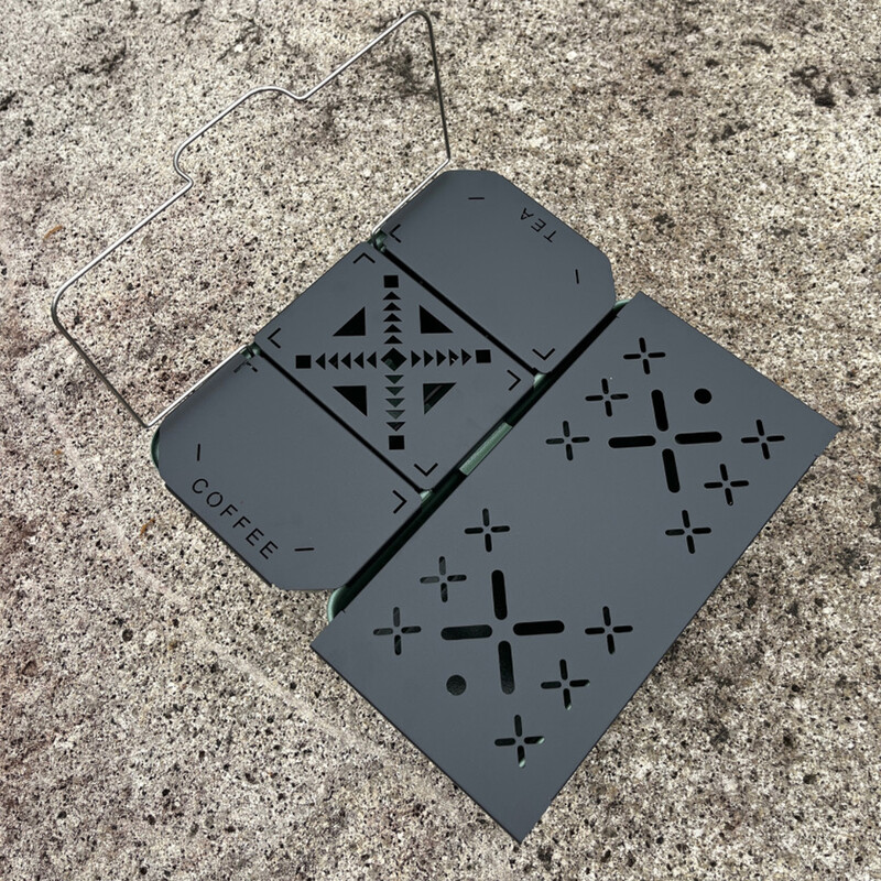 Placă de masă pliabilă pentru masă, aliaj de aluminiu, pentru cutie de prânz Stanley, echipament de camping de 9,4 l