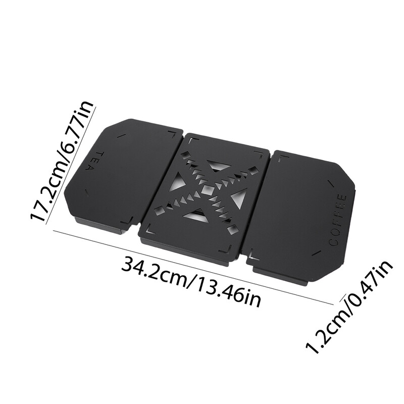 Placă de masă pliabilă pentru masă, aliaj de aluminiu, pentru cutie de prânz Stanley, echipament de camping de 9,4 l