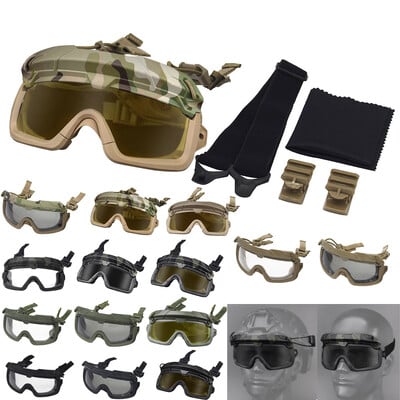 Γυαλιά κυνηγιού Airsoft Tactical Helmet Goggles for FAST MICH Wendy Series Helmets Accessories