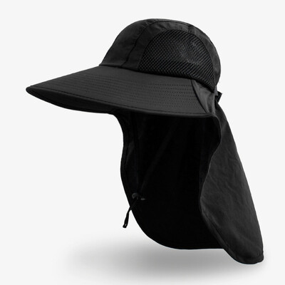 Περιφέρεια καπακιού 56-58 εκατοστά Καλοκαιρινή σκιά εξωτερικού χώρου Καπέλο ηλίου Μεγάλες αναπνέουσες μαρκίζες Σάλι Ψαράς Καπέλα Αρσενικά καπέλα βουνού