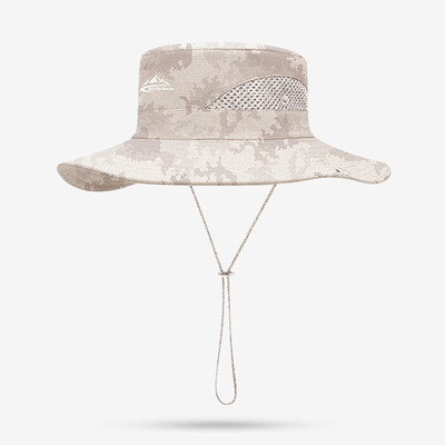 Ανδρικό καπέλο ψαρά αντηλιακό καπέλο αναπνεύσιμο πλέγμα για υπαίθριο ταξίδι Ψάρεμα Αναρρίχηση Πεζοπορία Κυνήγι Μόδα καπέλο με μεγάλο κουβά