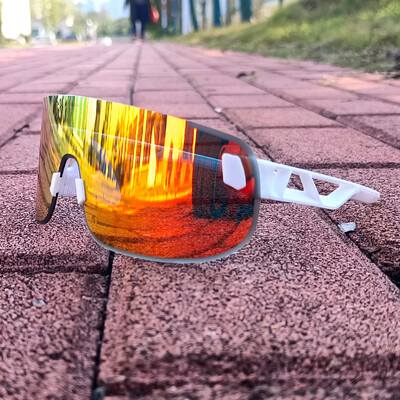 Ochelari de soare tactici Ochelari noi de ciclism Ochelari de soare colorați pentru sporturi în aer liber Ochelari de protecție împotriva vântului pentru fotografiere