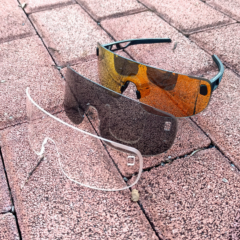 Ochelari de soare tactici Ochelari noi de ciclism Ochelari de soare colorați pentru sporturi în aer liber Ochelari de protecție împotriva vântului pentru fotografiere