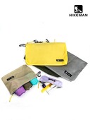 Vonkajšia prenosná ľahká vodotesná úložná taška, kempingová úložná taška na drobnosti, 20D silikónová potiahnutá tkanina