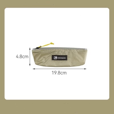 Vonkajšia prenosná ľahká vodotesná úložná taška, kempingová úložná taška na drobnosti, 20D silikónová potiahnutá tkanina