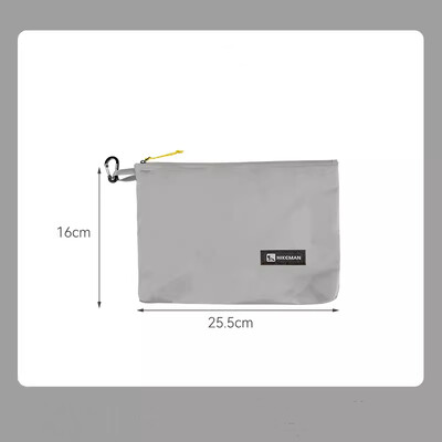 Vonkajšia prenosná ľahká vodotesná úložná taška, kempingová úložná taška na drobnosti, 20D silikónová potiahnutá tkanina