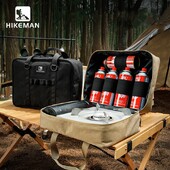 Εξωτερική σόμπα κασετών Τσάντα αποθήκευσης δοχείου αερίου Μεγάλης χωρητικότητας Κάμπινγκ Τηγάνι ψησίματος Μαγειρικά σκεύη τσάντα αποθήκευσης Παχύ σακούλα κατά της σύγκρουσης