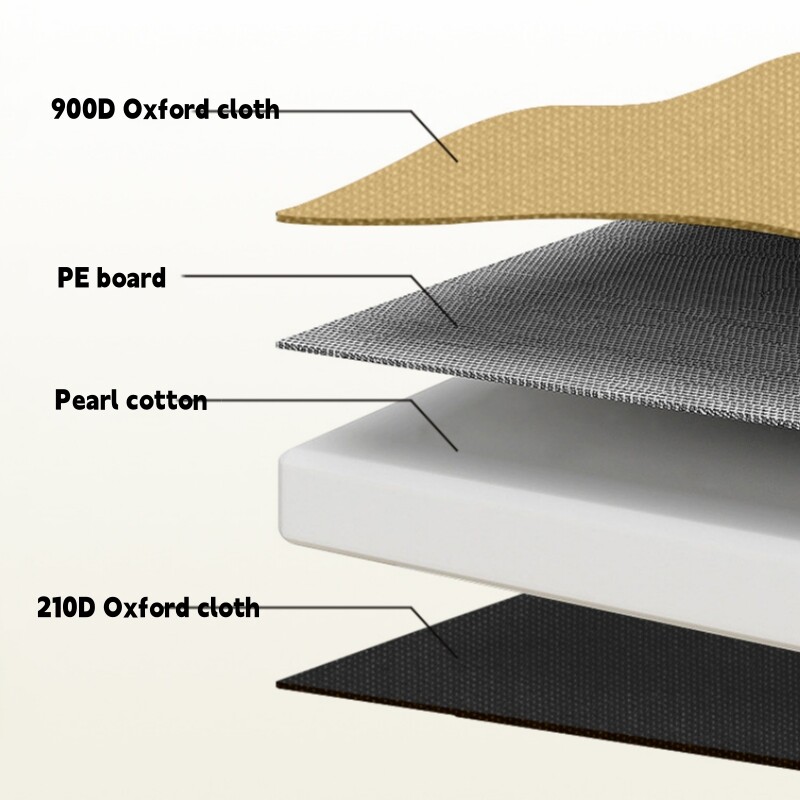 Εξωτερική σόμπα κασετών Τσάντα αποθήκευσης δοχείου αερίου Μεγάλης χωρητικότητας Κάμπινγκ Τηγάνι ψησίματος Μαγειρικά σκεύη τσάντα αποθήκευσης Παχύ σακούλα κατά της σύγκρουσης