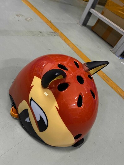 Gyermek biztonsági kerékpáros sisakok nagy sűrűségű számítógépes rajzfilm korcsolyázás gyermek kerékpározás lovaglás gyerek sisakok síelő sisak