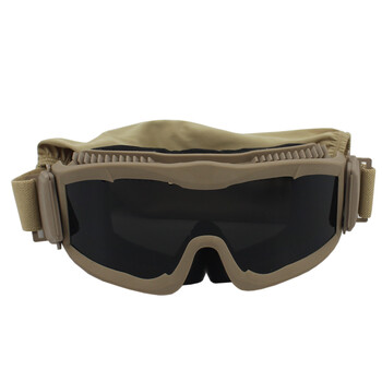 VULPO Tactical Goggles Airsoft Paintball Shooting Goggles Αντιανεμικά γυαλιά κατά της ομίχλης Γυαλιά ορειβασίας πεζοπορίας