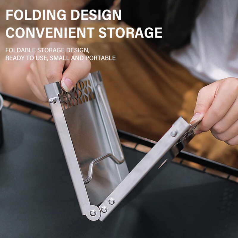 1 kom. Stol za kampiranje od nehrđajućeg čelika, sklopivi stol za kampiranje, piknik, višenamjenski pribor za kuhanje za piknik, vanjski alati