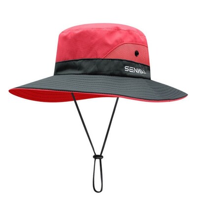 Γυναικείο καπέλο ηλίου με αλογοουρά Καπέλο κουβά καλοκαιρινό αντηλιακό καπέλο αντηλιακό καπέλο προστασίας από υπεριώδη ακτινοβολία εξωτερικού χώρου Ψαράς Ταξίδι Αθλητικά Πεζοπορία