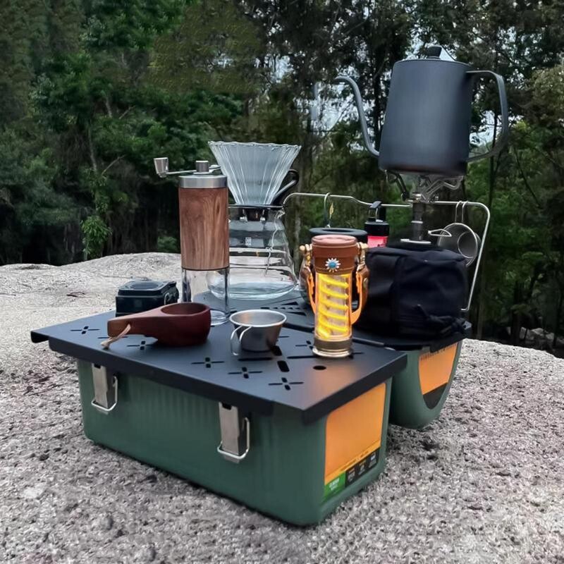 Κουτί μεσημεριανού Τραπέζι Τραπέζι Κάμπινγκ Αποσπώμενο Coffee Station Κουτί μεσημεριανού Κουτί Μεσημεριανό Κουτί Επιτραπέζιο Πολυλειτουργικό Φορητό Τραπέζι Κάμπινγκ