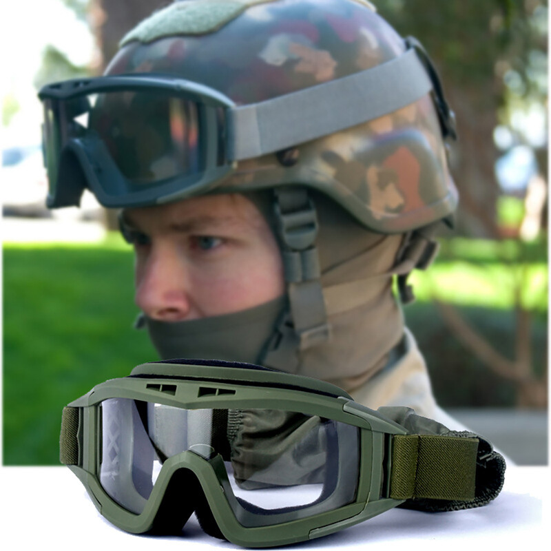 Okuliare CS odolné voči nárazom, streľba, bezpečná ochrana, motokros, horolezectvo, vetruodolné, prachotesné, outdoorové vybavenie unisex