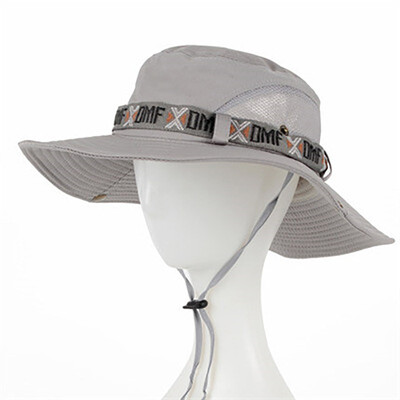 Καλοκαιρινό ανδρικό καπέλο με κάδο για εξωτερική προστασία από υπεριώδη ακτινοβολία Φαρδύ γείσο Σαφάρι Κυνηγιού Καπέλο Πεζοπορίας Διχτυωτό Καπέλο Ψαρά αντηλιακό Καπέλο παραλίας