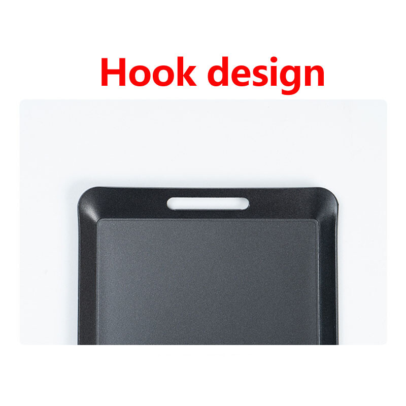 Tavă de copt pentru grătar antiaderent, pentru camping, în aer liber, cu fier de călcat, pentru grătar, portabilă, suspendabilă pentru gătit la foc, tavă pentru grătar cu conducție rapidă a căldurii