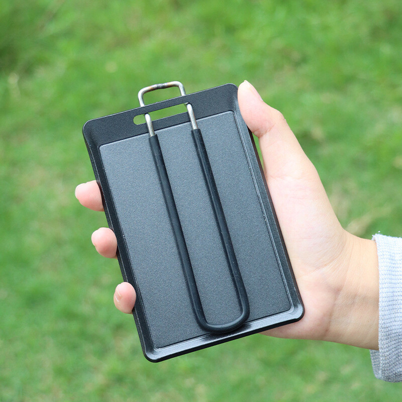 Tava za kampiranje Vanjska mini prijenosna tava za roštilj Posude za pečenje Tave Putovanja Planinarenje Piknik Kampiranje Posuđe za kuhanje Alati za roštilj