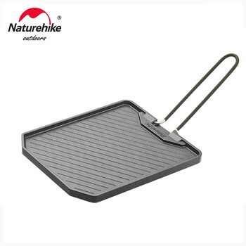 Naturehike New Camping Griddle Plate Grill Pan BBQ Griddle Outdoor Griddle Grill Travel Къмпинг Тиган Аксесоари за барбекю