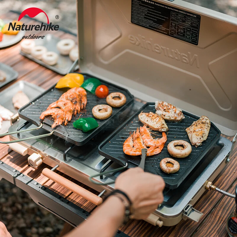 Naturehike Nova ploča za roštiljanje za kampiranje Roštilj za pečenje Roštilj za roštilj Vanjski roštilj za roštiljanje Putno kampiranje Tava za prženje Pribor za roštilj