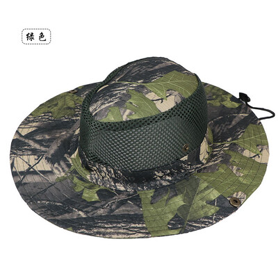 Ανδρικό καπέλο καλοκαιρινό κουβά Καπέλο ψαρέματος Αντιηλιακό καπέλο αντι-UV Mesh Αναπνεύσιμο καπέλο για υπαίθριο κυνήγι Πεζοπορία Αναρρίχηση Ψαράς αντηλιακό καπέλο