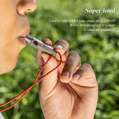 Bezgranično putovanje Titanijska zviždaljka Sigurnosne zviždaljke za preživljavanje u nuždi Putovanje na otvorenom Kampiranje Treneri Zviždaljke za obuku