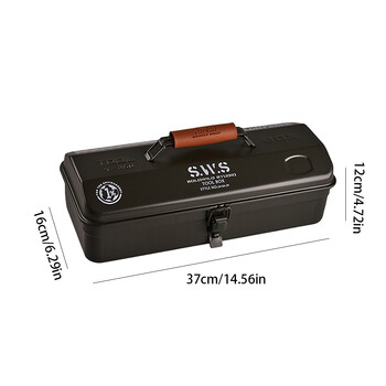 Camping Tool Storage Box with Handle Portable Carry Storage Box Αντιολισθητικά Εργαλεία εξωτερικού χώρου Organizer Αξεσουάρ Camping