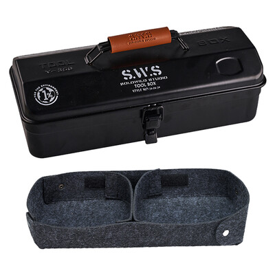 Camping Tool Storage Box with Handle Portable Carry Storage Box Αντιολισθητικά Εργαλεία εξωτερικού χώρου Organizer Αξεσουάρ Camping