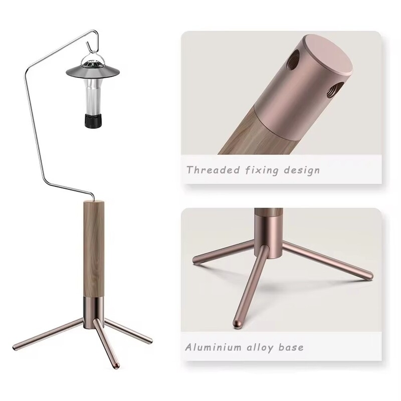 Φορητό κρεμαστή ράφι κάμπινγκ Φωτιστικό κάμπινγκ Επιτραπέζιο σταντ Φανάρι κρεμαστή βάση Πτυσσόμενη βάση φωτιστικού