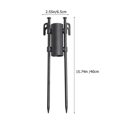 Βάση ομπρέλας για κάμπινγκ εξωτερικού χώρου Βάση ομπρέλας άγκυρας παραλίας Αξεσουάρ Σκηνή βάσης ψαρέματος Μεταλλικό καλάμι αίθριο ομπρέλες κανόνες