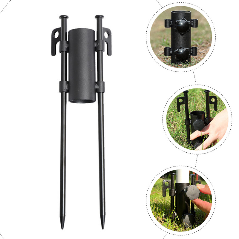 Βάση ομπρέλας για κάμπινγκ εξωτερικού χώρου Βάση ομπρέλας άγκυρας παραλίας Αξεσουάρ Σκηνή βάσης ψαρέματος Μεταλλικό καλάμι αίθριο ομπρέλες κανόνες