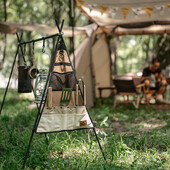 Naturehike 2024 Triangle Hanging Bag Chen Yi Φορητό αξεσουάρ Τσάντα αποθήκευσης Μαχαιροπήρουνα Τσάντα αποθήκευσης Chopsticks Spoon Fork Organizer