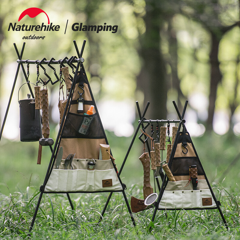 Naturehike 2024 Triangle Hanging Bag Chen Yi Φορητό αξεσουάρ Τσάντα αποθήκευσης Μαχαιροπήρουνα Τσάντα αποθήκευσης Chopsticks Spoon Fork Organizer