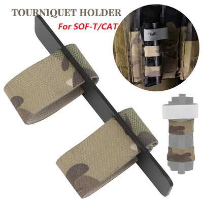 Тактически MOLLE Tourniquet Holder Carrier Fastener for SOF-T/CAT TQ Retention Pouch Medical IFAK First Aid Kit Hunting Airfoft