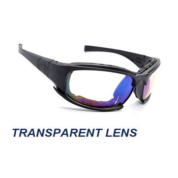 Γυαλιά εξωτερικού χώρου Tactical Airsoft Daisy X7 Glasses Polarized Men Army Shooting Goggles Camping Hiking Cycling γυαλιά ηλίου 4 φακός