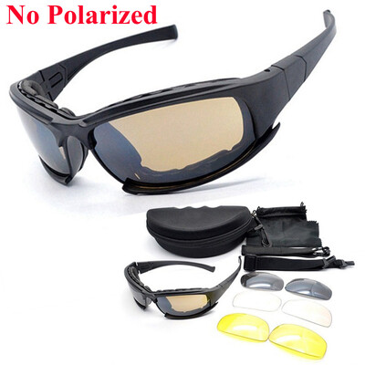 Γυαλιά εξωτερικού χώρου Tactical Airsoft Daisy X7 Glasses Polarized Men Army Shooting Goggles Camping Hiking Cycling γυαλιά ηλίου 4 φακός
