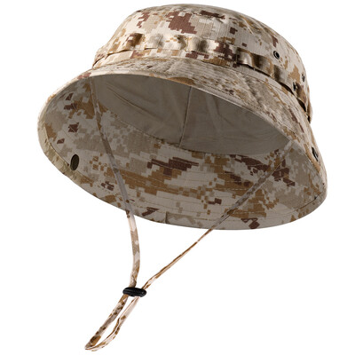 Τακτικά καπέλα Airsoft Boonie Bucket Καπέλο Ψάρεμα Πεζοπορία Κυνήγι Υπαίθρια αθλητικά Camo Αντιηλιακά Πτυσσόμενα Καπέλα Παναμά καλοκαιρινά ανδρικά