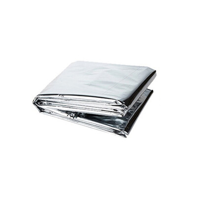 Κουβέρτα Πρώτων Βοηθειών Εξωτερικού χώρου διάσωσης Χαμηλής θερμοκρασίας Μονωτική κουβέρτα Κάμπινγκ Keeping Foil Polyester Film Lifesaving Warm Insulation