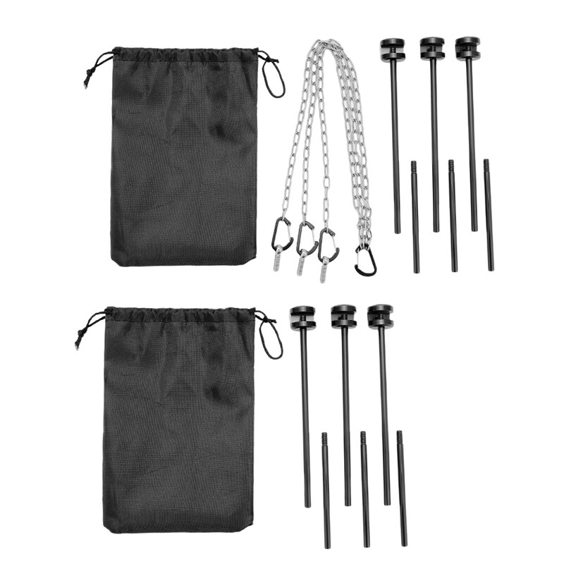 Πολυλειτουργική πολυλειτουργική βάση ψησταριάς ψησταριάς φορητό ρυθμιζόμενο μεταλλικό με αλυσίδα για υπαίθριο κάμπινγκ