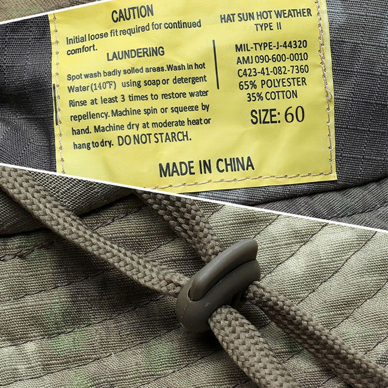 Vojenská taktická klobúk Boonie vysokej kvality, zahusťovacia, vonku, poľovníctvo, rybolov, turistika, kempovanie, lezenie, maskovacie čiapky, maska, sada