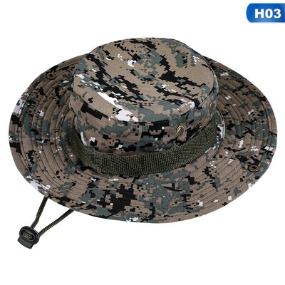 Καπέλα κυνηγιού Grassland Unisex Καπέλο ερήμου Καμουφλάζ Καλοκαιρινή ζούγκλα Παναμάς Άνδρες Γυναίκες Αναρρίχηση σε εξωτερικό χώρο Καπέλα ψαρέματος Προστασία UV