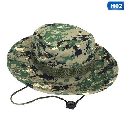 Καπέλα κυνηγιού Grassland Unisex Καπέλο ερήμου Καμουφλάζ Καλοκαιρινή ζούγκλα Παναμάς Άνδρες Γυναίκες Αναρρίχηση σε εξωτερικό χώρο Καπέλα ψαρέματος Προστασία UV