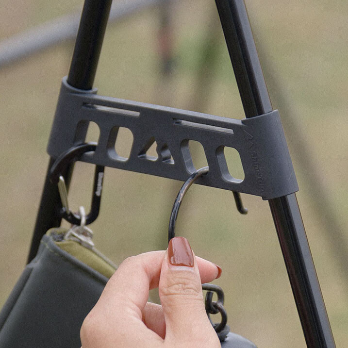 ShineTrip Višenamjenski vanjski stativ Stabilna kopča Lagana taktička vješalica za proširenje Bočna kopča za stativ za kampiranje