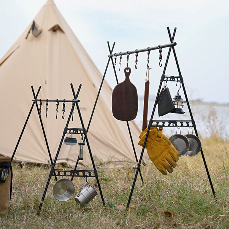 ShineTrip Višenamjenski vanjski stativ Stabilna kopča Lagana taktička vješalica za proširenje Bočna kopča za stativ za kampiranje