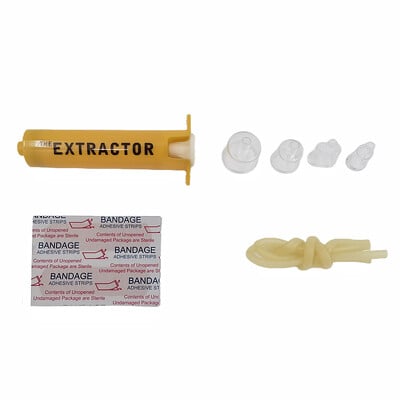 Vákuová pumpa na odstraňovanie jedov, vonkajších núdzových jedov, odstraňovanie po uhryznutí hadom, včelou a ôsou a komárom.